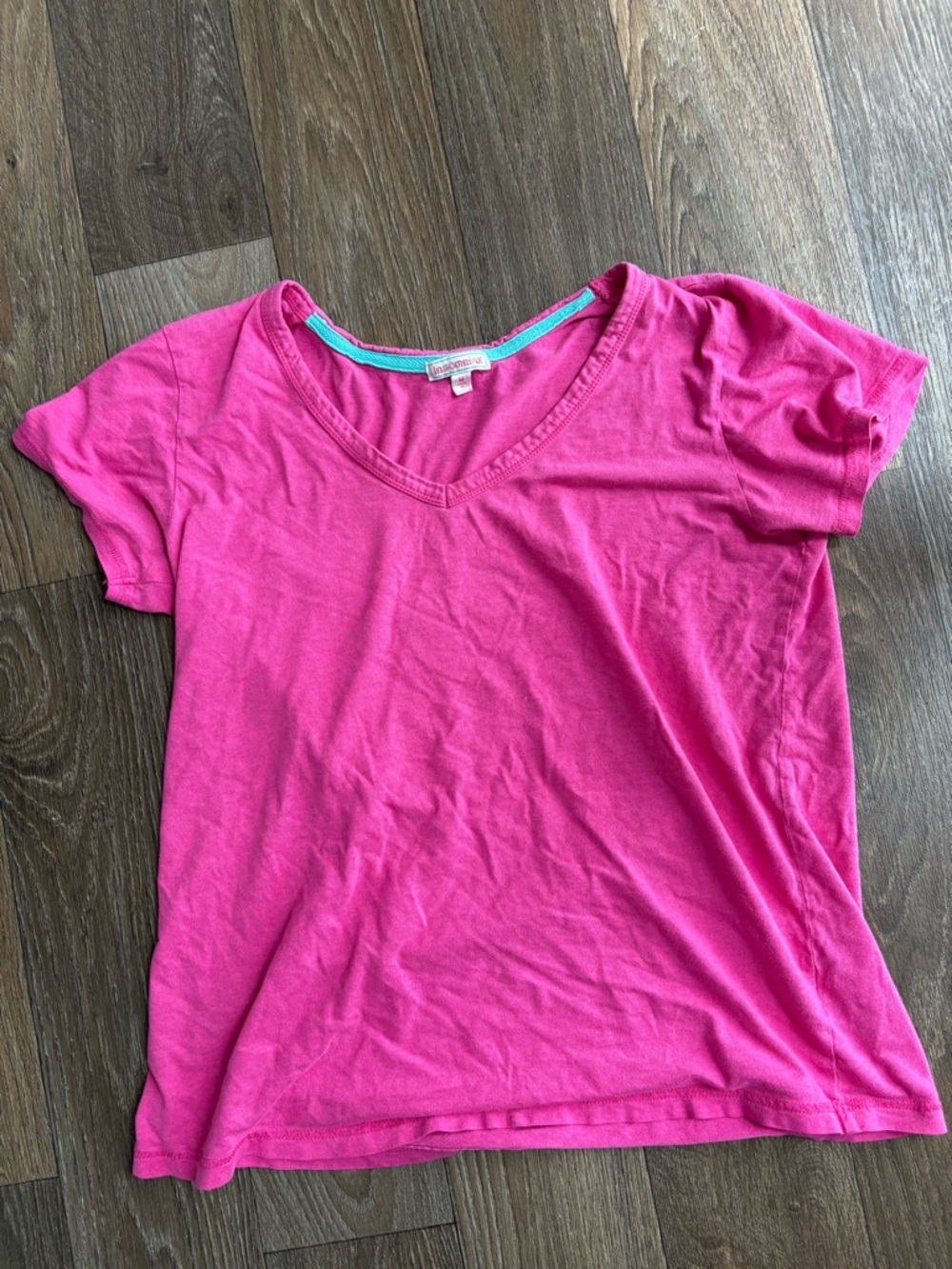 Women’s Pink V-Neck Tee
